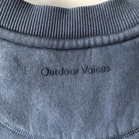 Outdoor Voices Nimbus Organic Cotton Sweatshirt sz. XS - Picture 3 of 8